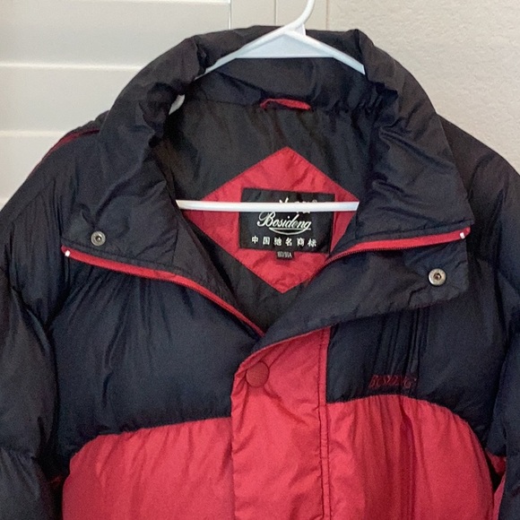 Men’s Bosideng puffer jacket, black and red, Size 180/96A (Large) - Picture 2 of 10